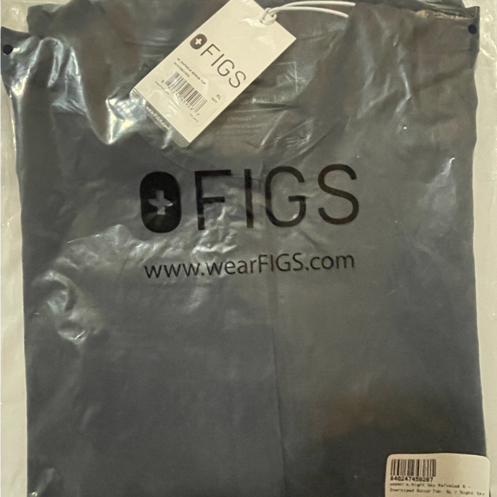 Figs Night Sky Rafael  Scrub Top XL